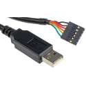 FTDI Chip USB to TTL UART Cable 1.8m 5 V TTL Logic Level TTL-232R-5V