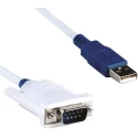 FTDI Chip RS232 Converter Cable USB Type A to DB9P RS232 1 Port 1Mbps 