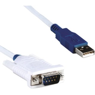 FTDI Chip RS232 Converter Cable USB Type A to DB9P RS232 1 Port 1Mbps 