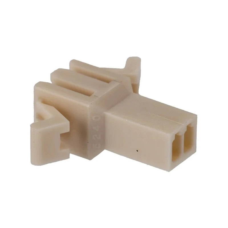 Molex SPOX Male Connector Housing 2 Way, 1 Row Straight, 2.5 mm Pitch Nylon Panel Mount 29-11-0022