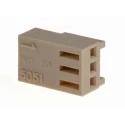 Molex KK Female Connector Housing, 2.5 mm Pitch, 3 Way, 1 Row Straight 22-01-1032