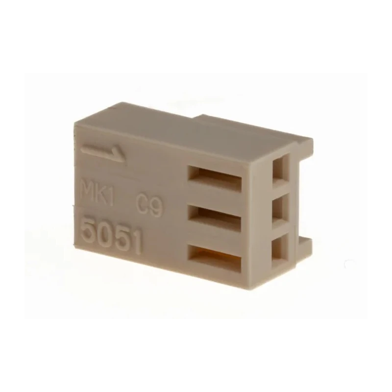 Molex KK Female Connector Housing, 2.5 mm Pitch, 3 Way, 1 Row Straight 22-01-1032
