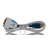 FTDI Chip USB to RS232 Converter Cable Black 1 Mbps 1 Port 100 cm