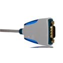 FTDI Chip USB to RS232 Converter Cable Black 1 Mbps 1 Port 100 cm 