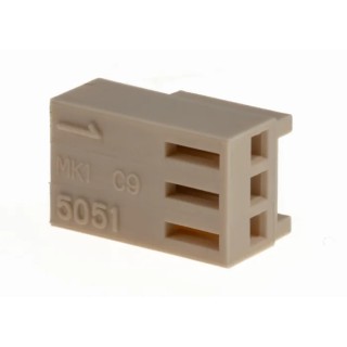 Molex KK Female Connector Housing 2.5 mm Pitch 3 Way 1 Row Straight 22-01-1032