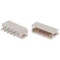 Molex SPOX Series Straight Through Hole Shrouded PCB Header, 5 Contacts, 2.5 mm Pitch, 1 Row, Nylon Housing 22-03-5055