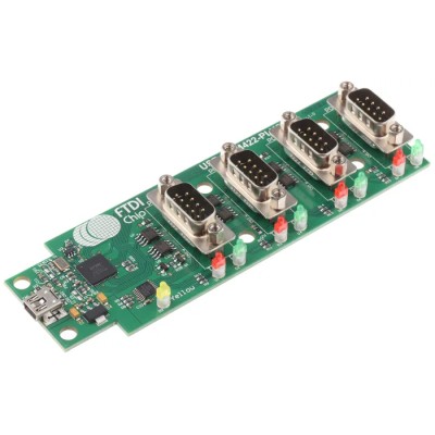 FTDI Chip Communication & Wireless Development Kit USB-COM422-PLUS4 with USB 2.0, RS422 Interface USB Quad RS422 Adapter