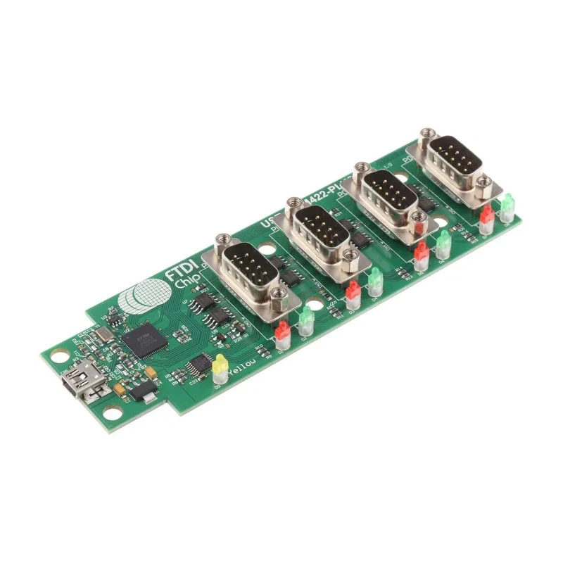 FTDI Chip Communication & Wireless Development Kit USB-COM422-PLUS4 with USB 2.0, RS422 Interface USB Quad RS422 Adapter
