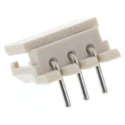 Molex SPOX Series Right Angle Through Hole Shrouded PCB Header, 3 Contacts, 2.5mm Pitch, 1 Row 22-05-7035