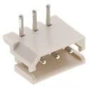 Molex SPOX Series Right Angle Through Hole PCB Header, 3 Contacts, 2.5 mm Pitch, 1 Row, Shrouded 22-05-7035