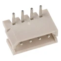Molex SPOX Series Right Angle Through Hole PCB Header 4 Contact 2.5 mm Pitch 1 Row Shrouded 22-05-7045