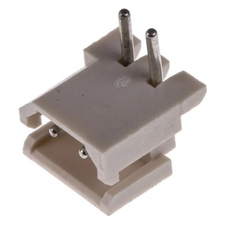Molex SPOX Series Right Angle Through Hole PCB Header, 2 Contacts, 2.5 mm Pitch, 1 Row, Shrouded 22-05-7025