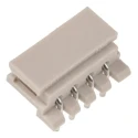 Molex SPOX Series Right Angle Through Hole PCB Header 4 Contact 2.5 mm Pitch 1 Row Shrouded 22-05-7045