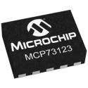 Microchip Battery Charge Controller IC Surface Mount DFN 10-Pin 4.2V to 16V Input 3.62V Output 130mA MCP73123-22SI/MF