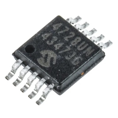 Microchip 12 Bit 4-Channel Digital to Analogue Converter Serial-I2C Interface 3.3-5.5V MCP4728-E/UN