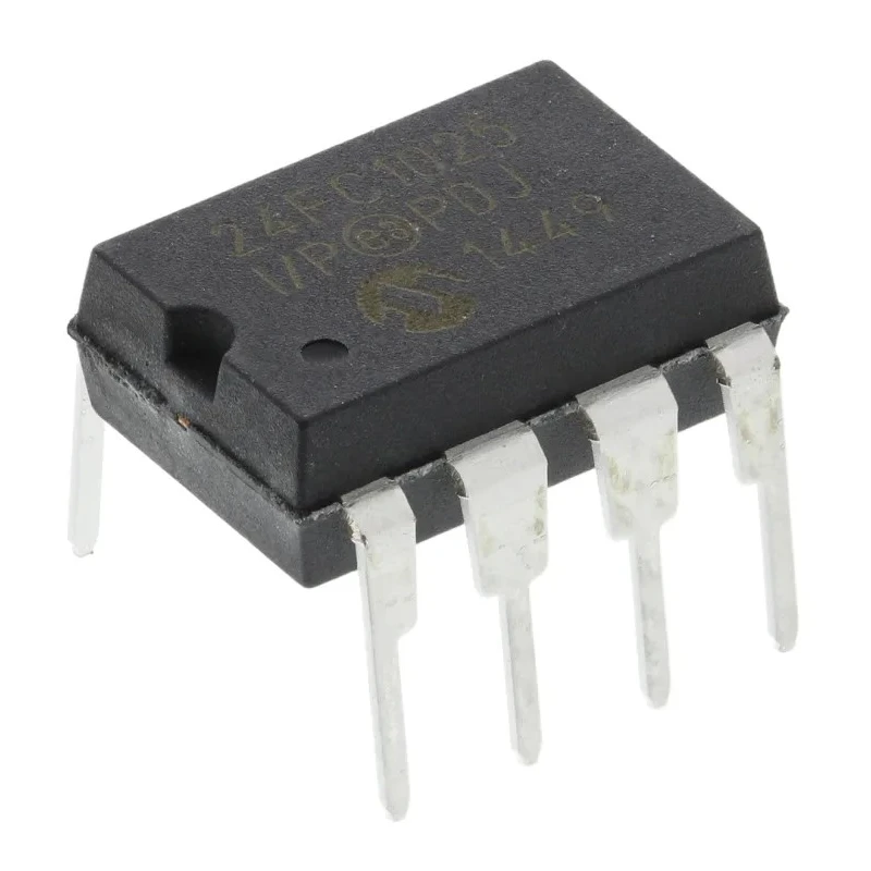Microchip 1 MB Serial EEPROM 400 ns 8-Pin PDIP Serial-I2C 24FC1025-I/P