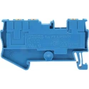Phoenix Contact Feed Through Terminal Block PT 2.5-TWIN BU Series Blue, 24A, 800V, Push-in, 1-Level, ATEX 3209552