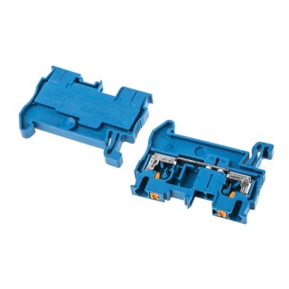 Phoenix Contact PT 2.5 BU Series Feed Through Terminal Block Blue, 800V, 24A, 0.14mm² to 4 mm², 1-Level, Push-in 3209523