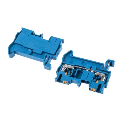 Phoenix Contact PT 2.5 BU Series Feed Through Terminal Block Blue, 800V, 24A, 0.14mm² to 4 mm², 1-Level, Push-in 3209523