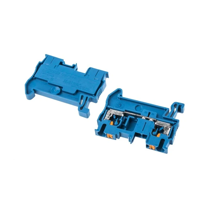 Phoenix Contact PT 2.5 BU Series Feed Through Terminal Block Blue, 800V, 24A, 0.14mm² to 4 mm², 1-Level, Push-in 3209523