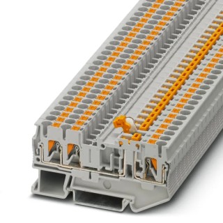 Phoenix Contact Knife Disconnect Terminal Block PT 2.5-TWIN-MT Series Grey, 0.14mm² to 4 mm², 1-Level, Push-in 3210169
