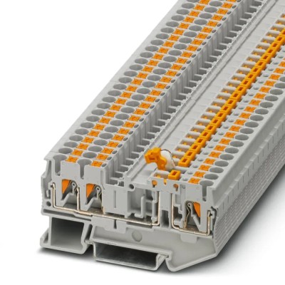 Phoenix Contact Knife Disconnect Terminal Block PT 2.5-TWIN-MT Series Grey, 0.14mm² to 4 mm², 1-Level, Push-in 3210169