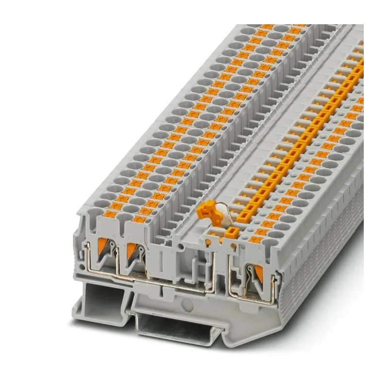 Phoenix Contact Knife Disconnect Terminal Block PT 2.5-TWIN-MT Series Grey, 0.14mm² to 4 mm², 1-Level, Push-in 3210169