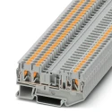 Phoenix Contact PT 2.5-TWIN-TGB Series Grey Disconnect Terminal Block, 0.14mm² to 4 mm², 1-Level, Push-in, 20A, 400V 3210198