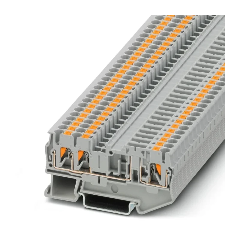 Phoenix Contact PT 2.5-TWIN-TGB Series Grey Disconnect Terminal Block, 0.14mm² to 4 mm², 1-Level, Push-in, 20A, 400V 3210198