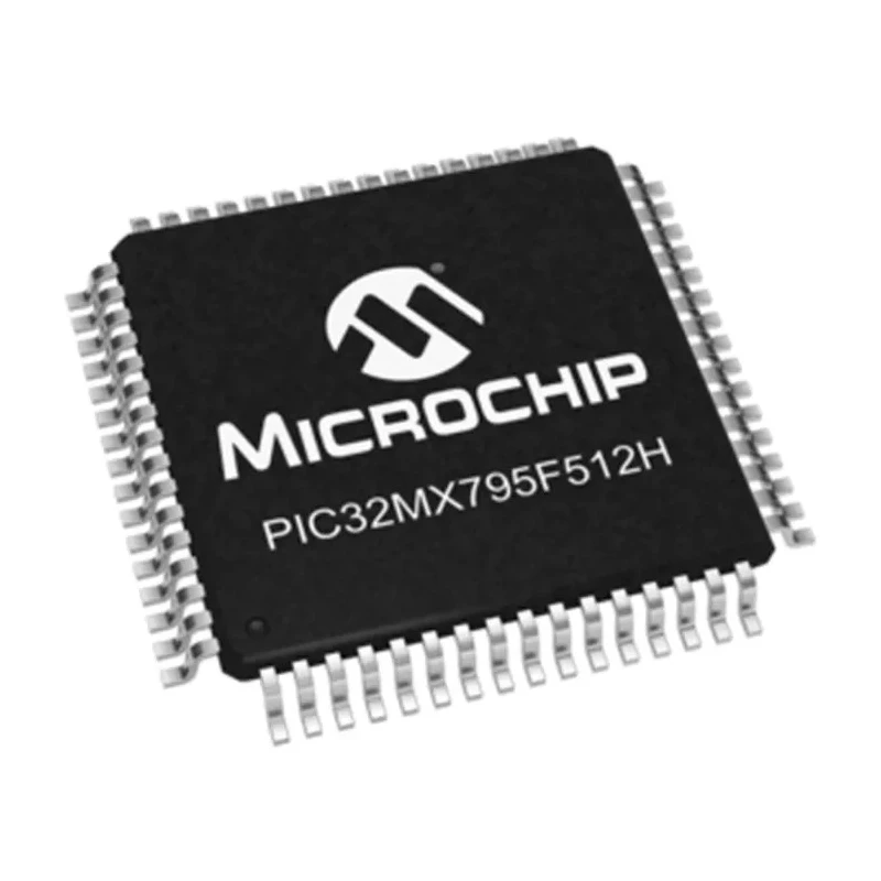Microchip 32 bit PIC PIC32MX Microcontroller 80 MHz 12kB RAM 512 kB FLASH 64-Pin TQFP PIC32MX795F512H-80I/PT