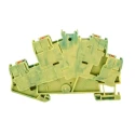 Phoenix Contact Earth Terminal Block PTTBS 2.5-PE Series, 2-Level, Push-in, 800V, 24A, Green/Yellow, 0.14 to 4 mm² 3209620