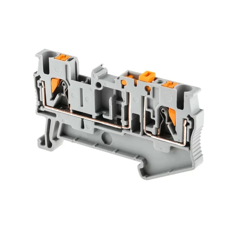 Phoenix Contact PT 2.5-MT Series Knife Disconnect Terminal Block Grey, 0.14mm² to 4 mm², 1-Level, Push-in, 400V, 20A 3210156