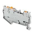 Phoenix Contact PT 2.5-MT Series Knife Disconnect Terminal Block Grey, 0.14mm² to 4 mm², 1-Level, Push-in, 400V, 20A 3210156