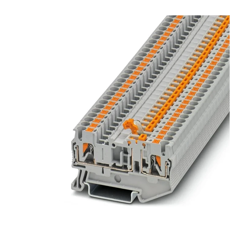 Phoenix Contact PT 2.5-MT Series Knife Disconnect Terminal Block Grey, 0.14mm² to 4 mm², 1-Level, Push-in, 400V, 20A 3210156