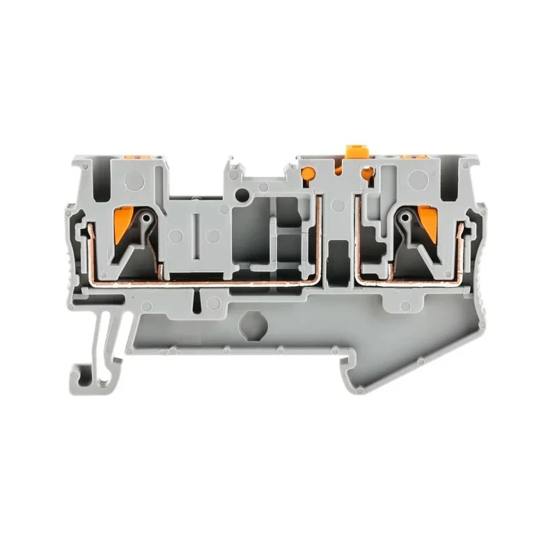 Phoenix Contact PT 2.5-MT Series Knife Disconnect Terminal Block Grey, 0.14mm² to 4 mm², 1-Level, Push-in, 400V, 20A 3210156