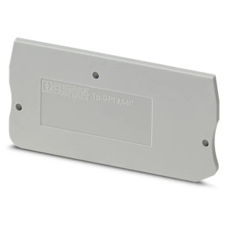 Phoenix Contact D-PT 2.5-MT Series End Cover for Use with DIN Rail Terminal Blocks 3211003