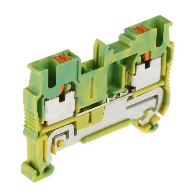 Phoenix Contact Earth Terminal Block PT 2.5-PE Series Yellow, Green, 6kV, Single-Level, Push-in, ATEX 3209536