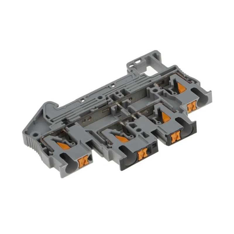 Phoenix Contact Double Level Terminal Block 500V 22A Push-in 0.14–4 mm² Grey PTTB 2.5-PV 3210583