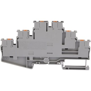 Phoenix Contact PT 2.5-3PV Series Multi Level Terminal Block Grey 0.14mm² to 4 mm² 3-Level Push-in 500V 20A ATEX 3210512