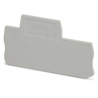 Phoenix Contact D-STTB 2.5/ 2P Series End Cover for DIN Rail Terminal Blocks 3040096