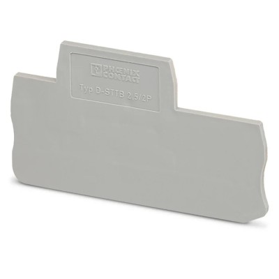Phoenix Contact D-STTB 2.5/ 2P Series End Cover for DIN Rail Terminal Blocks 3040096