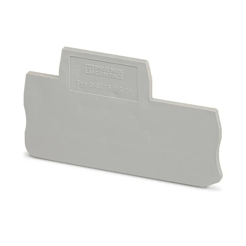 Phoenix Contact D-STTB 2.5/ 2P Series End Cover for DIN Rail Terminal Blocks 3040096