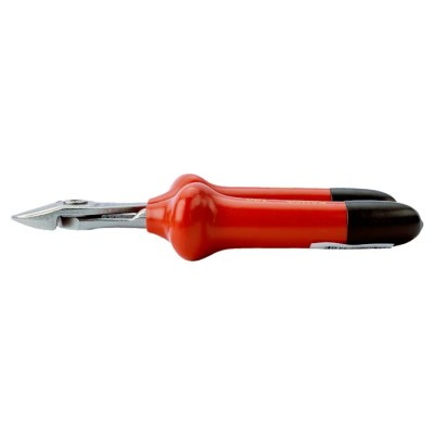 Bahco VDE 1000V Approved Semi-Flush Cable Cutter 2.8mm Max Capacity Chrome Vanadium Steel Jaw Bi-Metal Handle 2171V-180