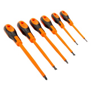 Bahco Insulated Phillips and Slotted Screwdriver Set 6-Piece 620-6
