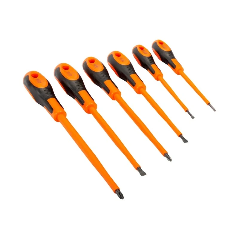 Bahco Insulated Phillips and Slotted Screwdriver Set 6-Piece 620-6