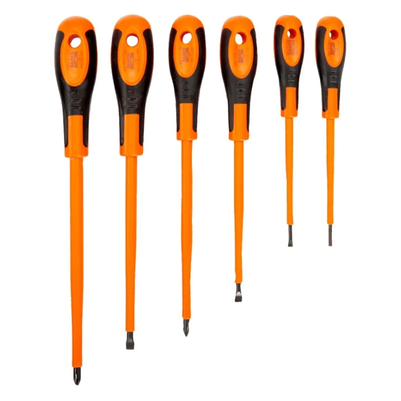 Bahco Insulated Phillips and Slotted Screwdriver Set 6-Piece 620-6
