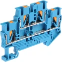 Phoenix Contact Double Level Terminal Block 2-Level 500V 22A Push-in Termination Blue PTTB 2.5 BU 3210570
