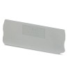 Phoenix Contact D-ST Series Grey Polyamide End Cover for Use with DIN Rail Terminal Blocks 3040083