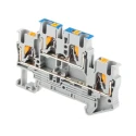 Phoenix Contact Double Level Terminal Block Grey 0.14mm² to 4 mm² 22A 500V Push-in Termination ATEX 3210994