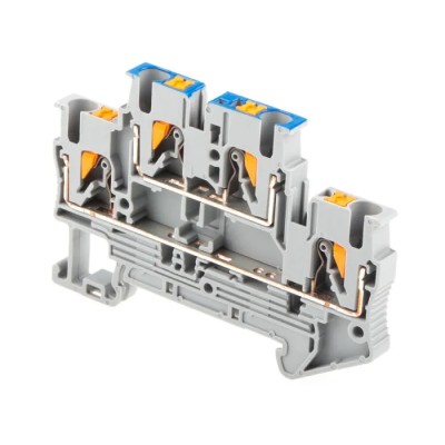 Phoenix Contact Double Level Terminal Block Grey 0.14mm² to 4 mm² 22A 500V Push-in Termination ATEX 3210994